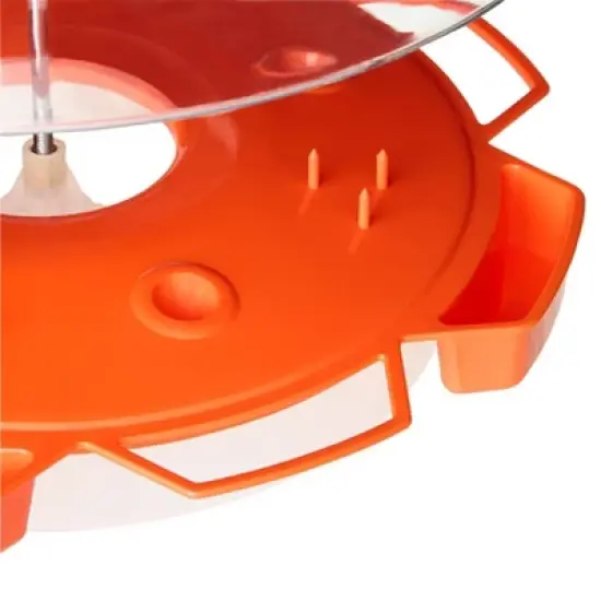 The Lakeside Collection Hummingbird Feeder For Food And Nectar With Clear Shield image {2}