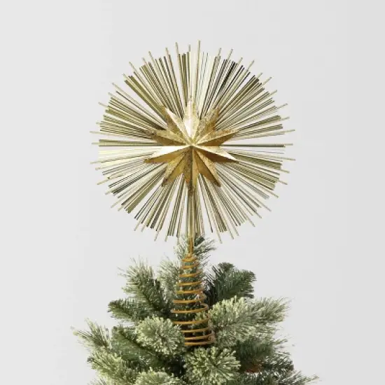 Metal Starburst with Tinsel Tree Topper - Wondershop&trade; image {4}