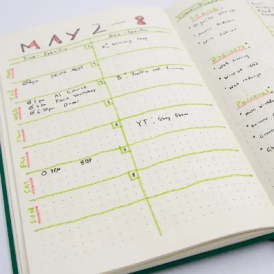 Paper Junkie A5 Dotted Hardcover Notebooks with Grid Design - Journals for Writing- 192 pages, 8 x 6 x .75 In (Black, 20 Pack) image {2}