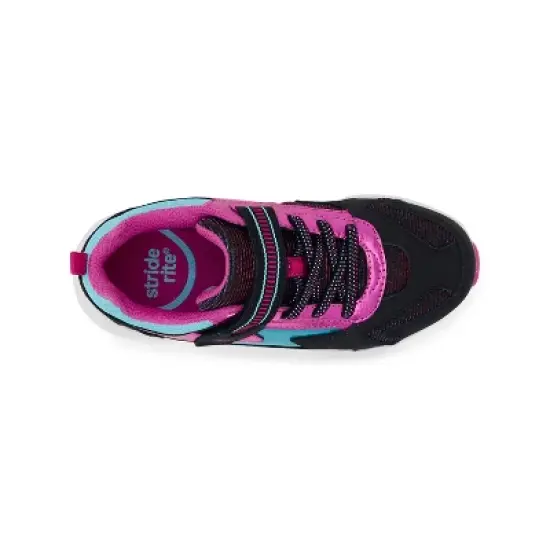 Stride Rite Kids Unisex Light-Up Zips Cosmic Sneaker | 12 | Black Multi image {5}