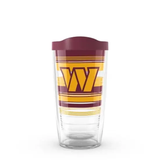 NFL Washington Commanders 16oz Hype Stripes Classic Tumbler image {4}