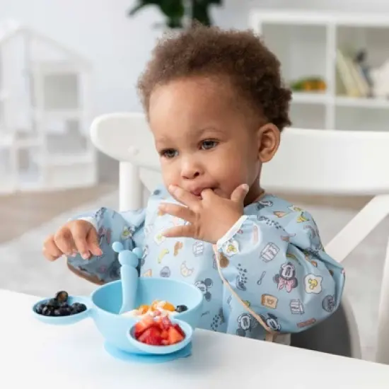 Bumkins Disney Longsleeve Bibs - Mickey and Minnie image {3}