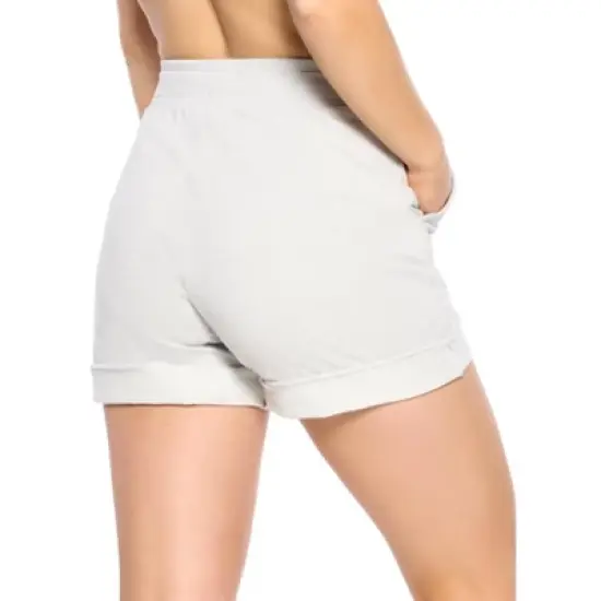 Felina Women's Organic French Terry High Waisted Bermuda Short image {1}