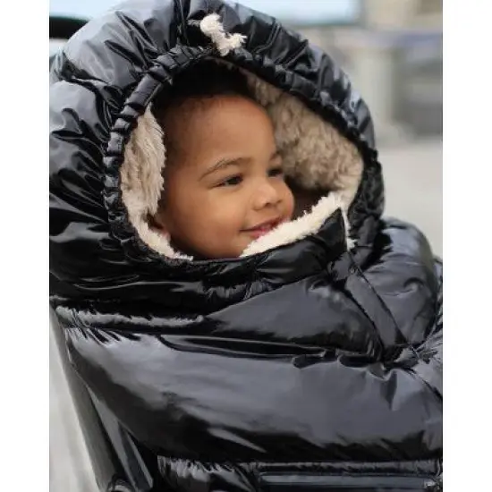 7AM Enfant 212 Evolution Extendable Footmuff Blanket - Black Polar - 6M-4T image {4}