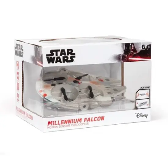 World Tech Toys Star Wars Millennium Falcon Motion Sensing Drone Quadcopter image {3}