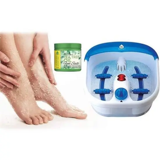 Pursonic Foot Spa Massager with Tea Tree Oil Foot Salt Scrub (Heating Function) image {4}
