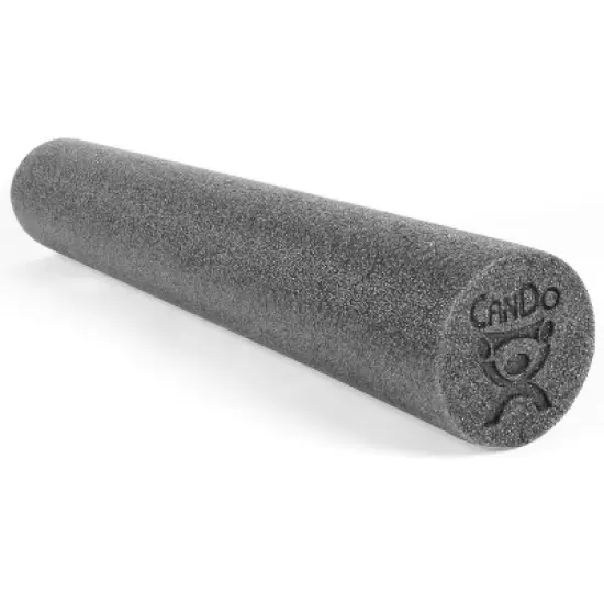 CanDo Plus Round Gray Exercise Fitness Foam Rollers for Muscle Restoration, Massage Therapy, Sport Recovery and Physical Therapy image {6}