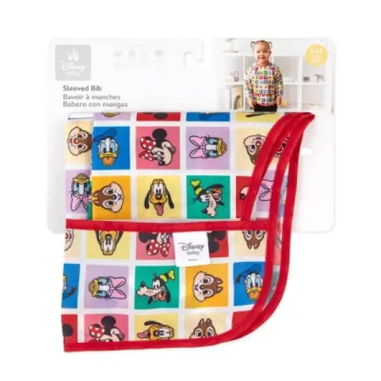 Disney Bumkins Longsleeve Bibs - Mickey and Friends image {5}