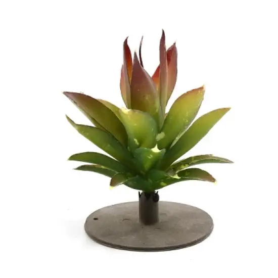 Unique Bargains Plastic Terrarium Leaves Plant Animals Habitat for Amphibian Reptile Green image {1}