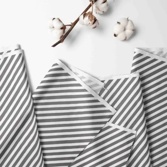 Bacati - Diamond Gray/White Collapsible Laundry Hamper image {7}