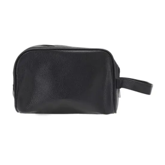 Unique Bargains Lightweight Small Makeup Bag Black 1 Pc image {3}