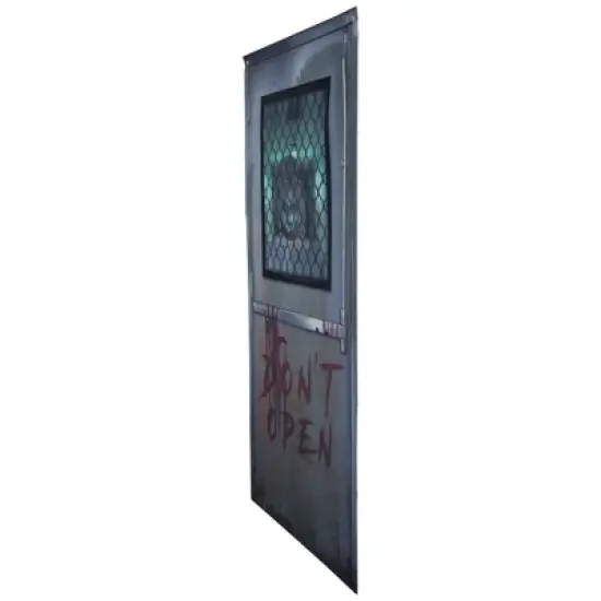 Northlight "Don't Open" Hospital Entryway Halloween Scary Door Decoration - 6' image {2}