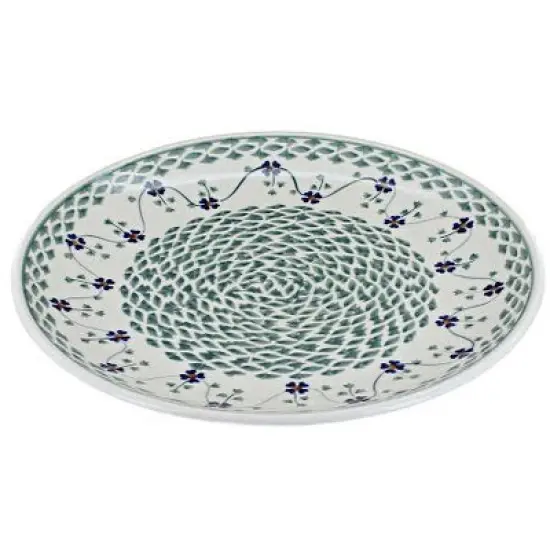Blue Rose Polish Pottery Manufaktura Dinner Plate image {13}