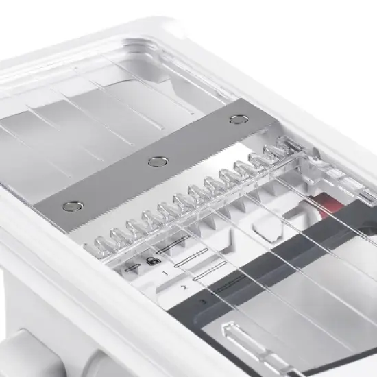 Zyliss Easy Control Handheld Kitchen Slicer Red/Gray/White: Mandoline Vegetable & Potato Slicer, Ergonomic Handle, Dishwasher-Safe image {10}