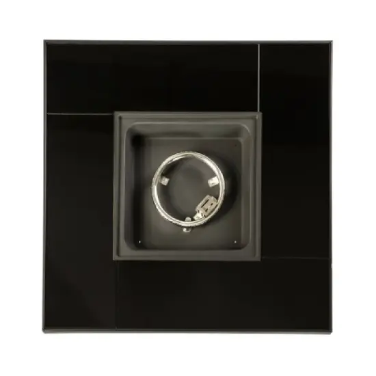 30" Outdoor Propane Gas Square Fire Table Espresso - Teamson Home image {6}