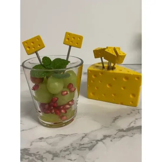 Cheese Wedge Party Picks (set of 6) image {3}