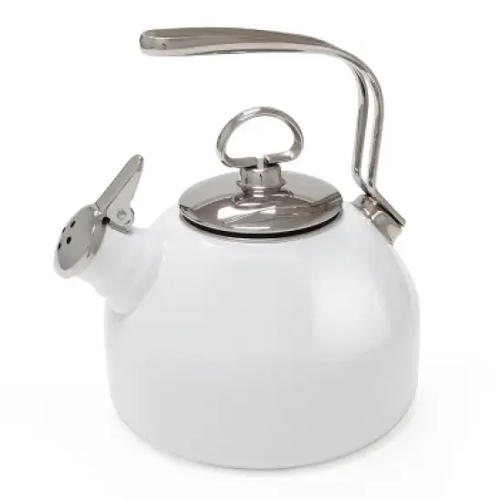 Chantal Classic Enamel-on-Steel Teakettle, 1.8 quart image {9}