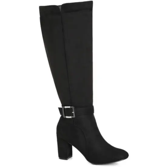 Women's WIDE FIT Kourt Knee Boot - black | CITY CHIC image {5}