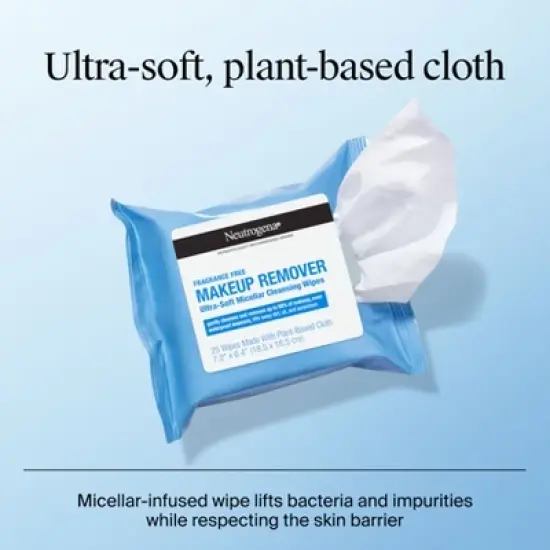 Neutrogena Fragrance Free Makeup Remover Cleansing Towelette Singles - 20ct image {7}