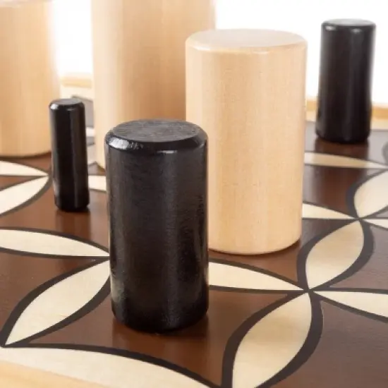 Toy Time Wooden Tabletop 3D Tic Tac Toe Game Set image {2}