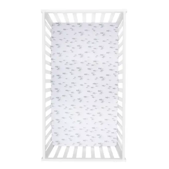 Trend Lab Fitted Crib Sheet - Mountain Baby image {1}