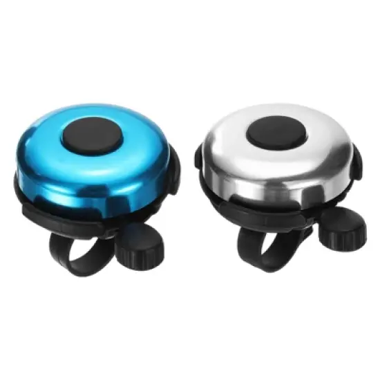 Unique Bargains Aluminum Loud Clear Sound Classic Scooters Bicycle Bells 2 Pcs 2.3" image {8}