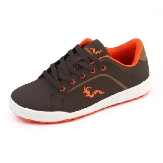 Woodworm Golf Surge V3 Mens Golf Shoes Brown/Orange image {6}