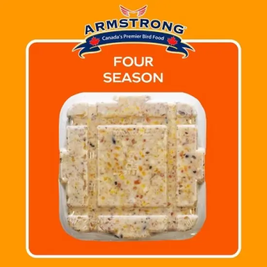 Armstrong Wild Bird Food Four Season Suet Cake, 11.3oz (Pack of 12) image {3}
