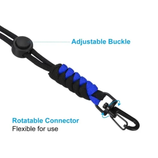 Unique Bargains Polyester Wear-resistant ID Card Neck Lanyards with Hook 3 Pcs image {4}