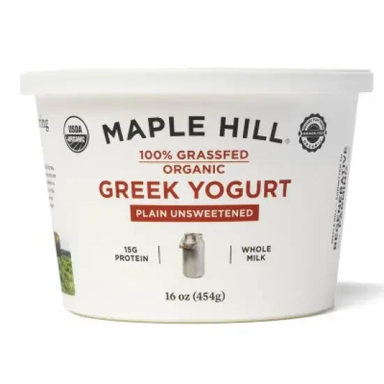 Maple Hill Creamery Plain Greek Yogurt - 16oz image {3}