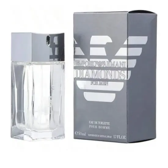Emporio Armani Diamonds By Giorgio Armani Men Guaiac Wood, Bergamot, Sichuan Pepper, Cedar, Vetiver, Amber, Cacao Edt Spray 1.7 Oz image {1}