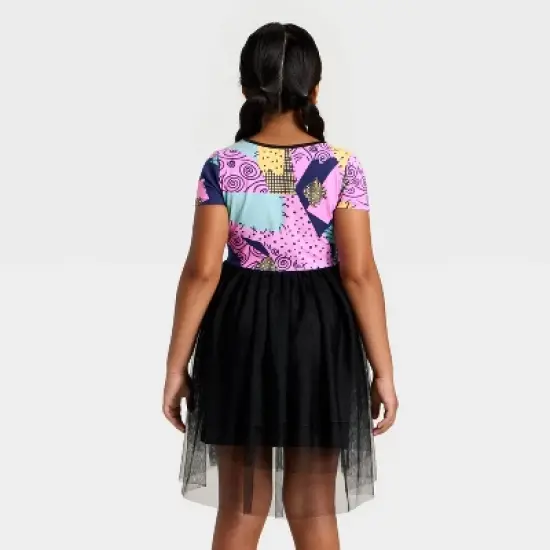 Girls' The Nightmare Before Christmas Sally Tulle Character Dress - Black image {2}