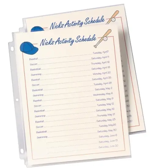 Avery Clear Economy Sheet Protectors, Top Load, 100 Document Protectors (75183) image {5}