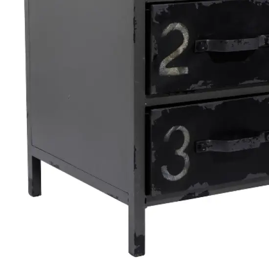 Industrial Wood Buffet Gray - Olivia & May image {8}