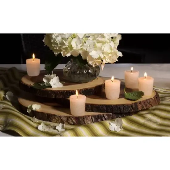 Lipper International Acacia Bark 3-Tier Swivel Server image {7}