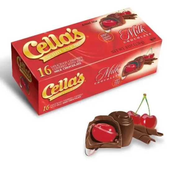 Cella's Milk Chocolate Candy Cherries - 8oz image {1}