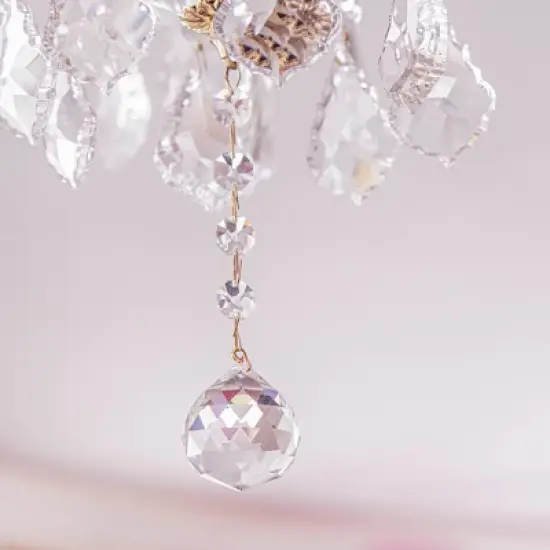 Unique Bargains Bowtie Copper Clip for Fastening Chandelier Crystal Lamp 230 Pcs image {3}