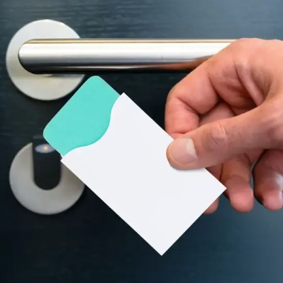 Stockroom Plus 500 Pack Blank Keycard Envelope Sleeves, Card Protectors, White, 3.5 x 2.3 In image {5}