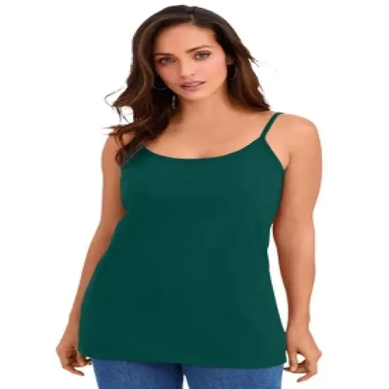 Jessica London Women&rsquo;s Plus Size Cami Top with Adjustable Straps image {8}