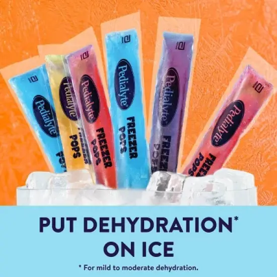 Pedialyte Electrolyte Solution Freezer Pops Variety Pack - 33.6 fl oz image {3}