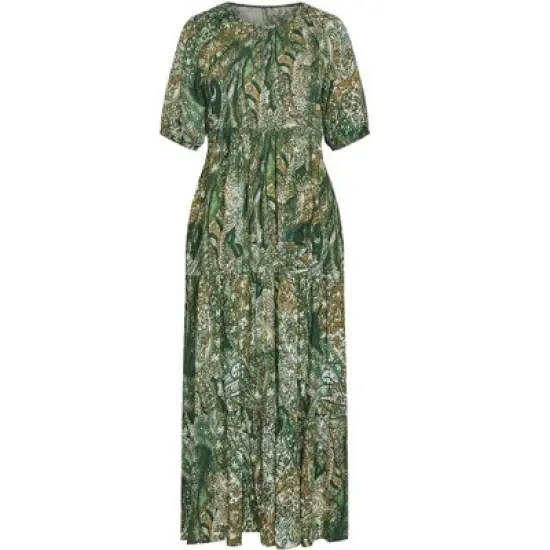 Women's Plus Size MAXI MARCIE PRINT | ARNA YORK image {2}