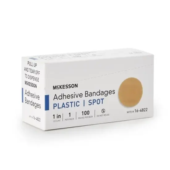 McKesson Spot Adhesive Bandages, Flexible Plastic image {5}