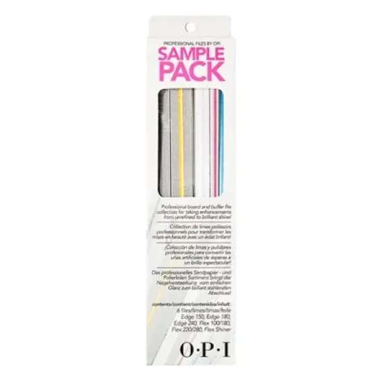 OPI Sample Pack Professional Board And Buffer File Collection | Nail Buffer Block Emery Board for Nature Acrylic Nails - (6 Files) image {3}