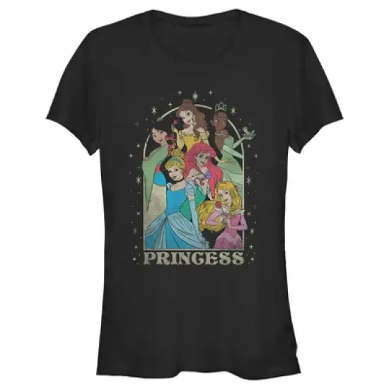 Junior's Disney Princess Arch T-Shirt image {3}