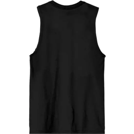 Jurassic Park T-Rex Colorful Squares Crew Neck Sleeveless Black Men's Tank Top image {2}