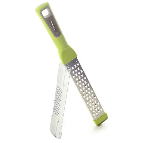 Norpro Dual Grater Zester with Storage Cover, Green image {2}