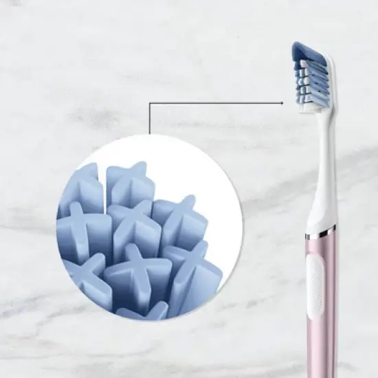 Oral-B Clic Manual Toothbrush with Magnetic Brush Holder - Metallic Rose image {5}