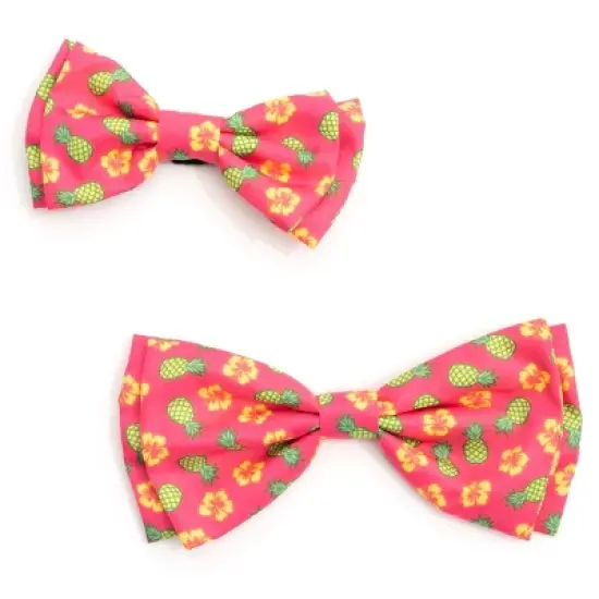 The Worthy Dog Pineapples Bow Tie Accessory image {2}