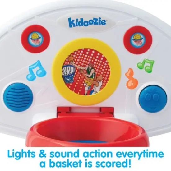 Kidoozie Shoot 'n Score Basketball Ages 18 months +, Toddler Light & Sound Hoop image {2}