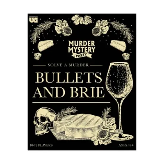 University Games Murder Mystery Party - Bullets and Brie Board Game image {2}